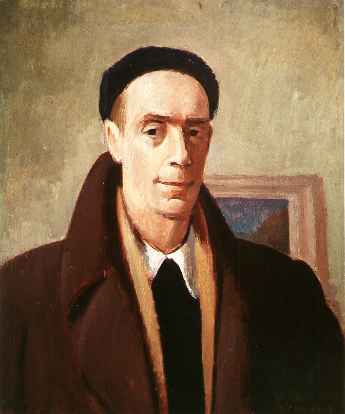 Self-portrait with beret graphic